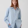 Stor denimskjorta