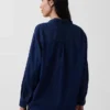 Stor denimskjorta