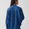 Stor denimskjorta