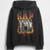 Stranger Things barn-hoodie i Vintagesoft med tryck
