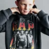 Stranger Things barn-hoodie i Vintagesoft med tryck