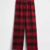 Stranger Things barnpyjamasbyxor i återvunnen flanell