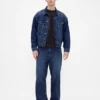 Stranger Things extra baggy jeans för vuxna med flanellfoder