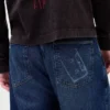 Stranger Things extra baggy jeans för vuxna med flanellfoder