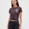 Stranger Things T-shirt i ekologisk bomull, Vintagesoft, kort modell
