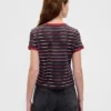 Stranger Things T-shirt i ekologisk bomull, Vintagesoft, kort modell