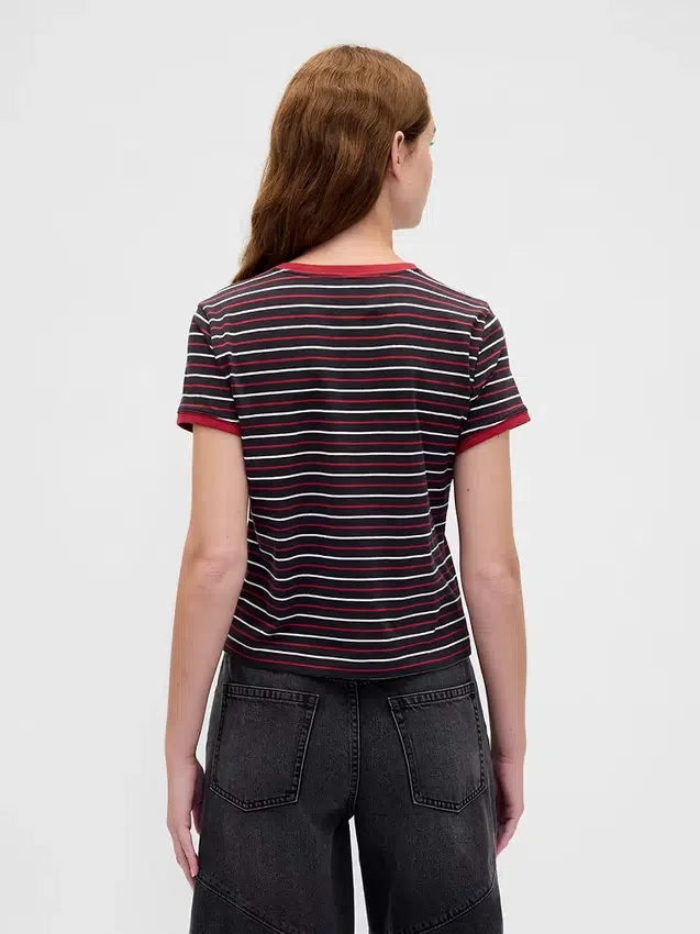 Stranger Things T-shirt i ekologisk bomull, Vintagesoft, kort modell