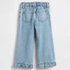 Stride-jeans med volangkant för Baby & Småbarn