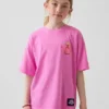 Super Mario-T-shirt med tryck i avslappnad passform för barn