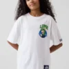 Super Mario-T-shirt med tryck i avslappnad passform för barn