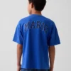 Super Mario-T-shirt med tryck i avslappnad passform för barn