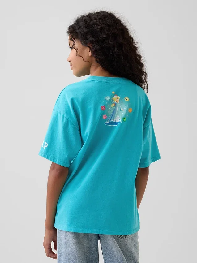 Super Mario-T-shirt med tryck i avslappnad passform för barn
