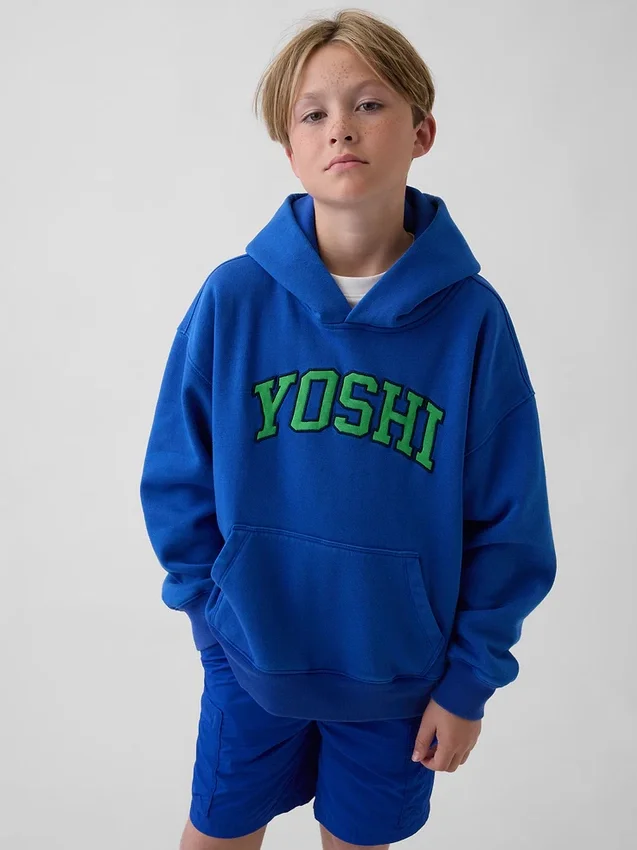 Super Mario Vintagesoft Relaxed-hoodie för barn