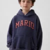 Super Mario Vintagesoft Relaxed-hoodie för barn