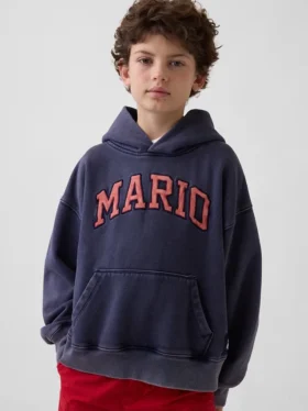 Super Mario Vintagesoft Relaxed-hoodie för barn