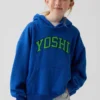 Super Mario Vintagesoft Relaxed-hoodie för barn