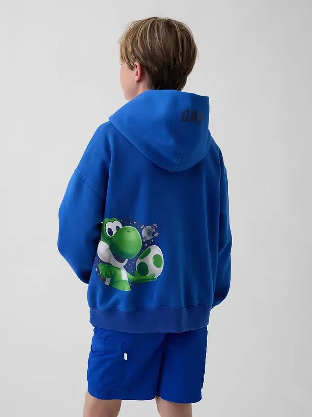 Super Mario Vintagesoft Relaxed-hoodie för barn