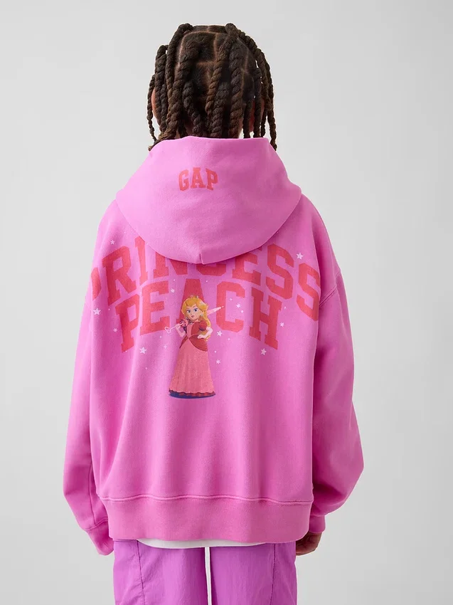 Super Mario Vintagesoft Relaxed-hoodie för barn