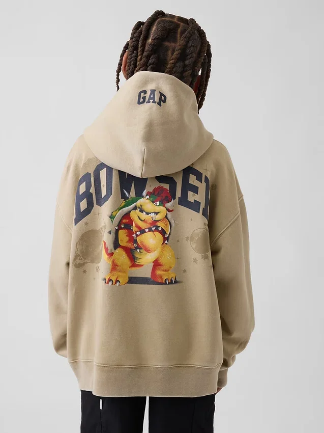 Super Mario Vintagesoft Relaxed-hoodie för barn