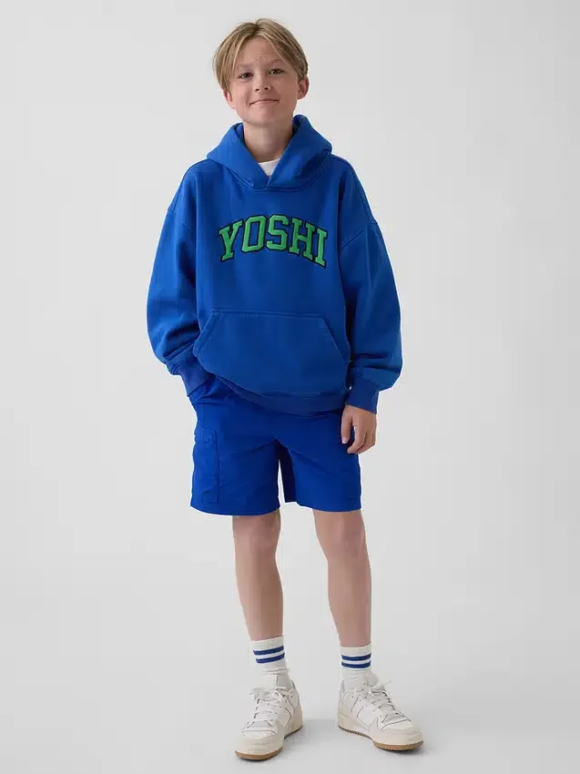 Super Mario Vintagesoft Relaxed-hoodie för barn
