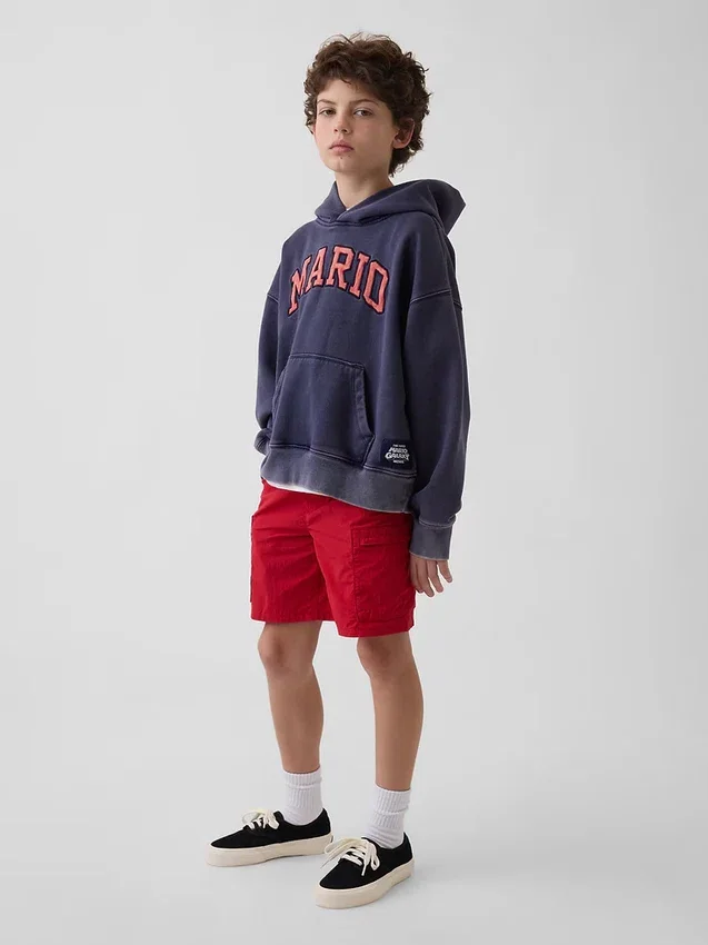 Super Mario Vintagesoft Relaxed-hoodie för barn