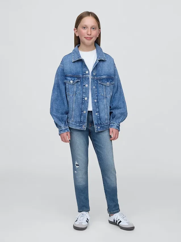 Superskinny-Jeans för barn med medelhög midja