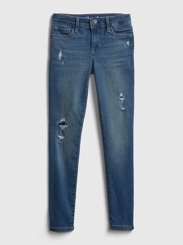 Superskinny-Jeans för barn med medelhög midja