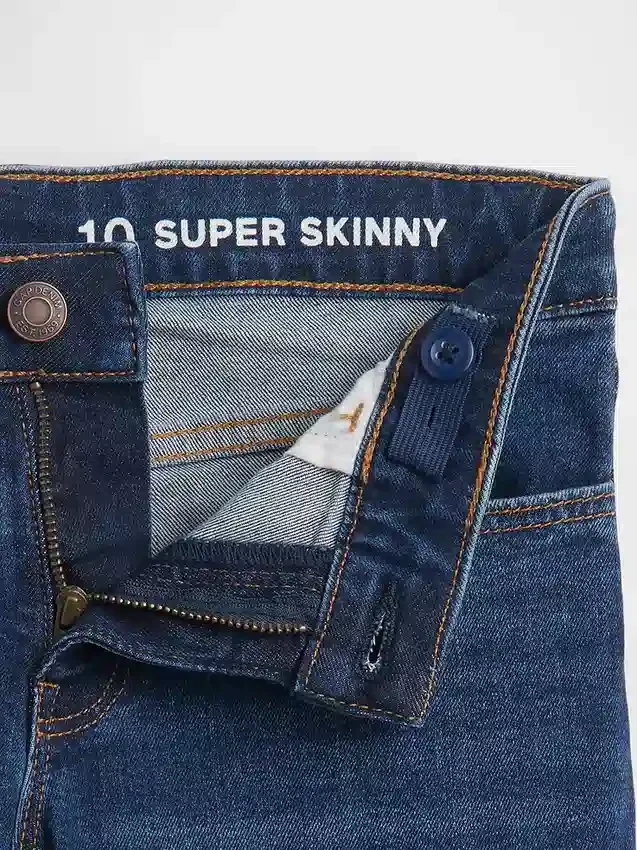 Superskinny-Jeans för barn med medelhög midja