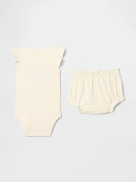 Supima®-bodysuit med björnmotiv för spädbarn