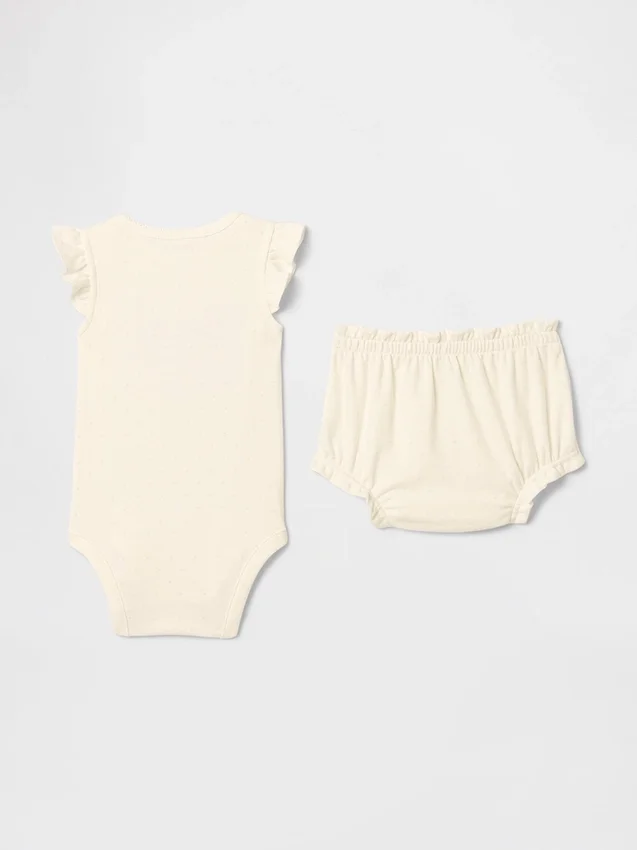 Supima®-bodysuit med björnmotiv för spädbarn