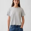 Supima®-bomullst-shirt i avslappnad passform