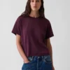 Supima®-bomullst-shirt i avslappnad passform