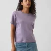 Supima®-bomullst-shirt i avslappnad passform