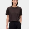 Supima®-bomullst-shirt i avslappnad passform