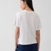 Supima®-bomullst-shirt i avslappnad passform