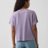 Supima®-bomullst-shirt i avslappnad passform