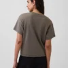Supima®-bomullst-shirt i avslappnad passform