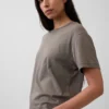 Supima®-bomullst-shirt i avslappnad passform