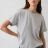 Supima®-bomullst-shirt i avslappnad passform