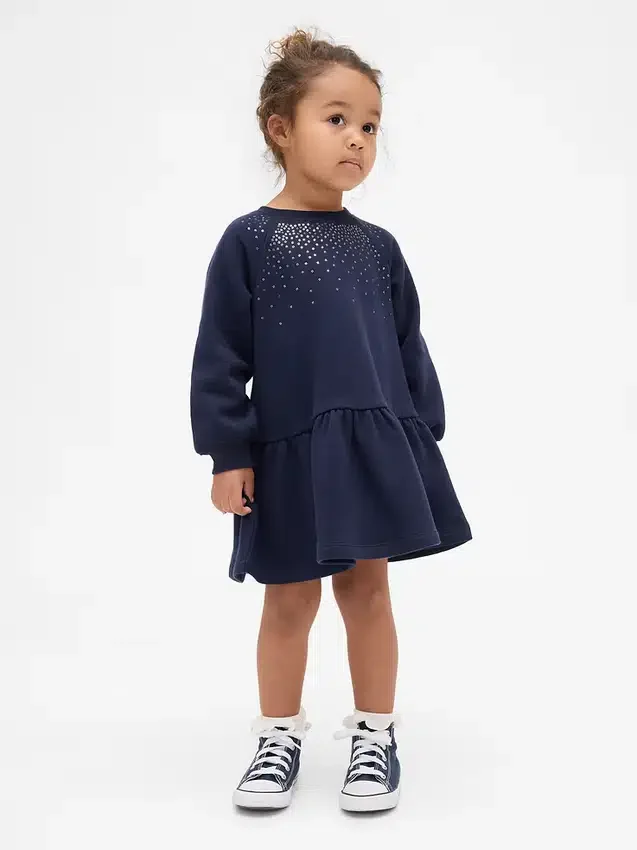 Sweatshirtklänning för Baby & Småbarn