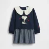 Sweatshirtklänning med volangkrage för Baby & Småbarn