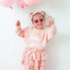 Sweet Wink Birthday Girl Sprinkle-stickad tröja