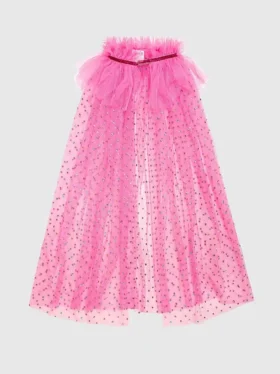 Sweet Wink hallonfärgad cape med strass