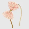Sweet Wink hårband med liten blommig tyllrosett
