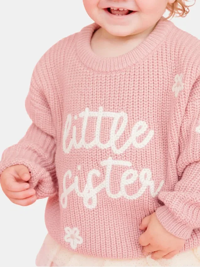 Sweet Wink Little Sister stickad tröja