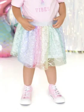 Sweet Wink Rainbow Mermaid Tutu