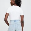 T-shirt-bodysuit i tättstickad jersey