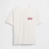 T-shirt för barn i tjockt tyg med avslappnad passform och Gap Logo