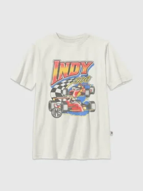 T-shirt för barn med Indy 500-Swoosh-motiv