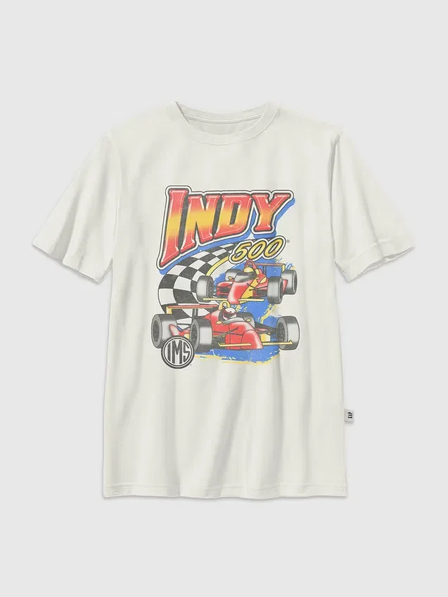T-shirt för barn med Indy 500-Swoosh-motiv